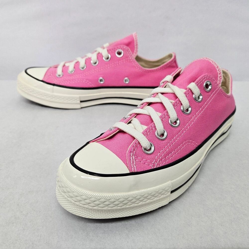 Converse Chuck 70 Oxford Shoes A08138F Pink Egret Black Women's Size 6.5 - Picture 2 of 6